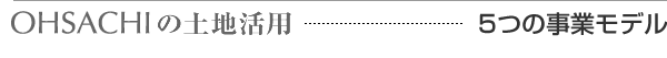 ＯＨＳＡＣＨＩの土地活用